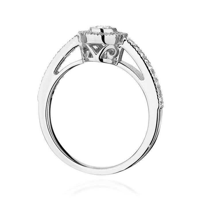 Inel Aur 14k cu Diamante Naturale 0.37 ct