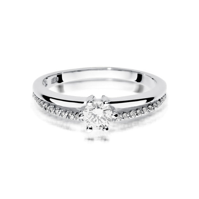Inel Aur 14K cu Diamante Naturale 0.40 ct