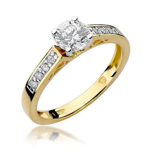 Inel Aur 14K cu Diamante Naturale 0.42 ct