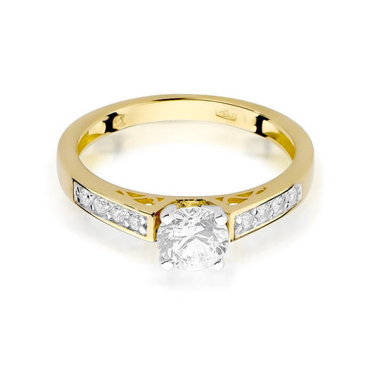 Inel Aur 14K cu Diamante Naturale 0.42 ct