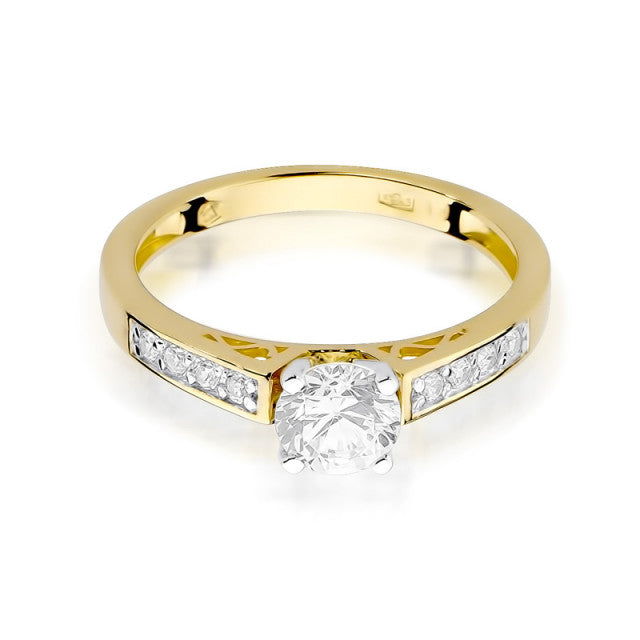 Inel Aur 14K cu Diamante Naturale 0.42 ct