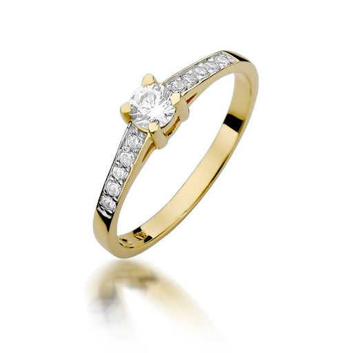 Inel Aur 14k cu Diamante Naturale 0.44 ct