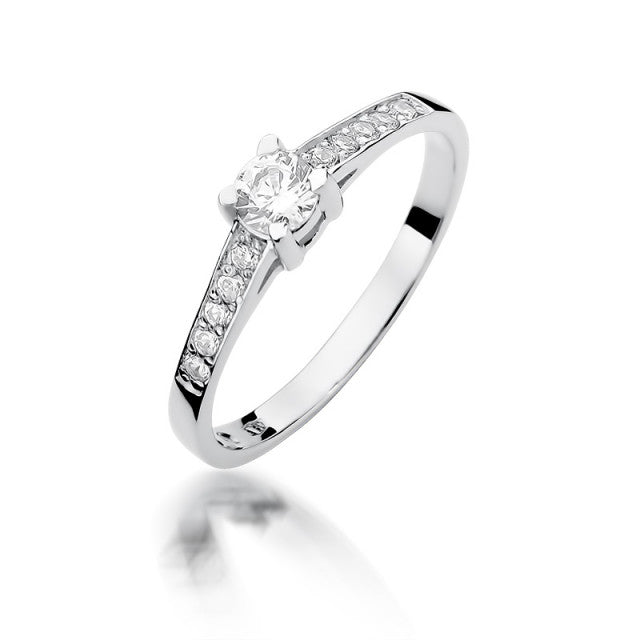 Inel Aur 14k cu Diamante Naturale 0.44 ct