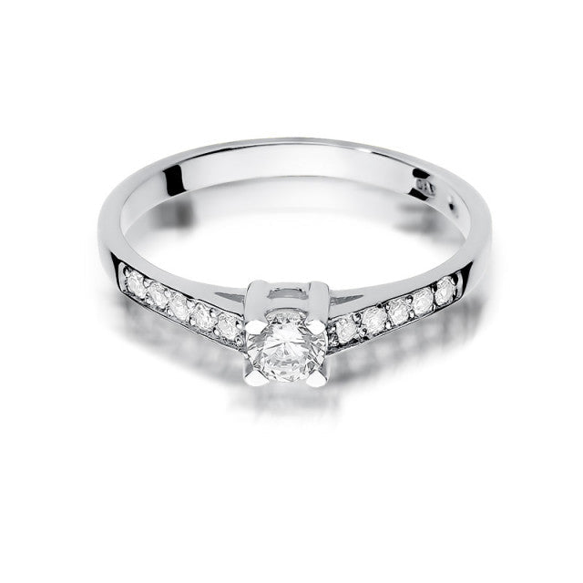 Inel Aur 14k cu Diamante Naturale 0.44 ct