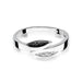 Inel Aur 14k cu Diamante Naturale Albe 0.03 ct si Negre 0.02 ct