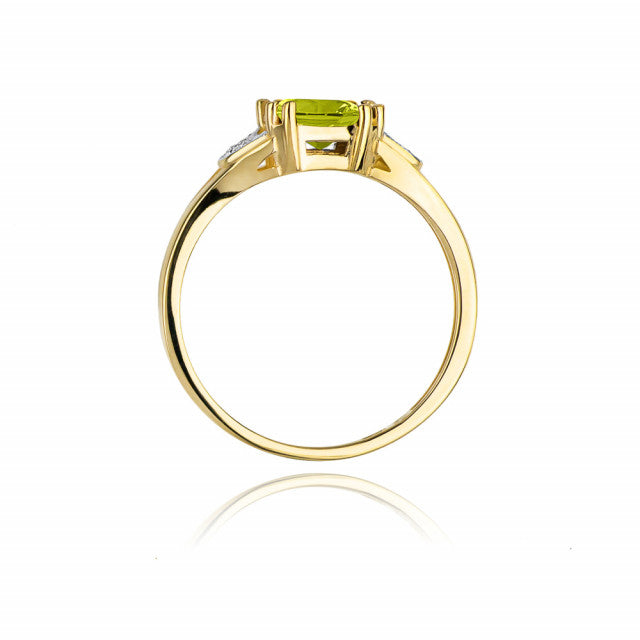 Inel Aur 14K cu Peridot 1.10 ct
