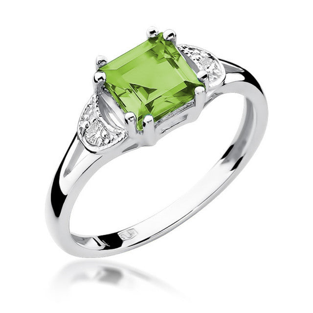 Inel Aur 14K cu Peridot 1.10 ct