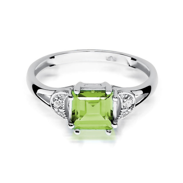 Inel Aur 14K cu Peridot 1.10 ct