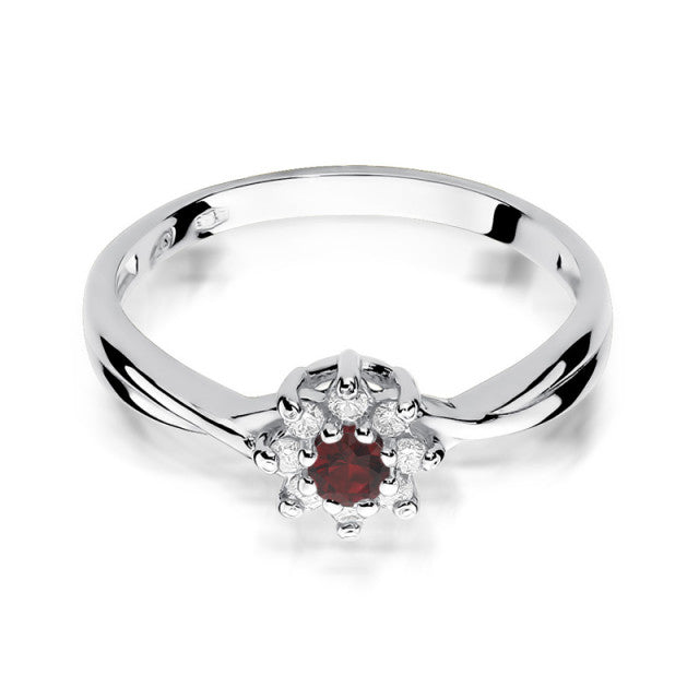 Inel Aur 14k cu Rubin 0.15 ct