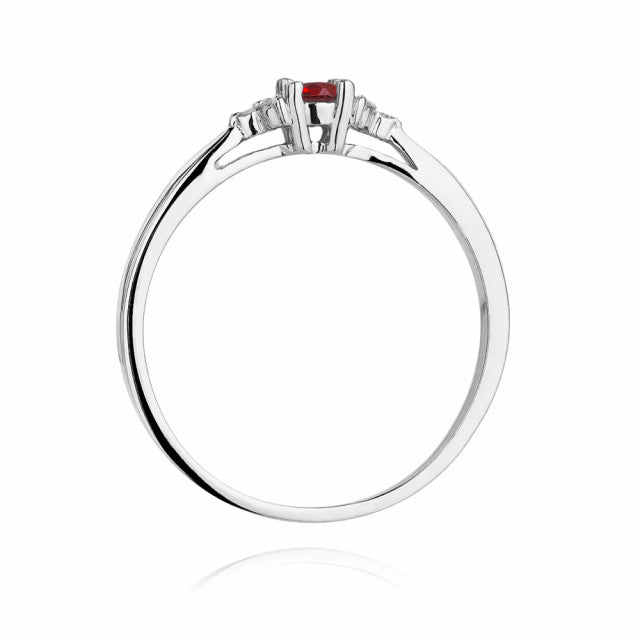 Inel Aur 14k cu Rubin 0.15 ct