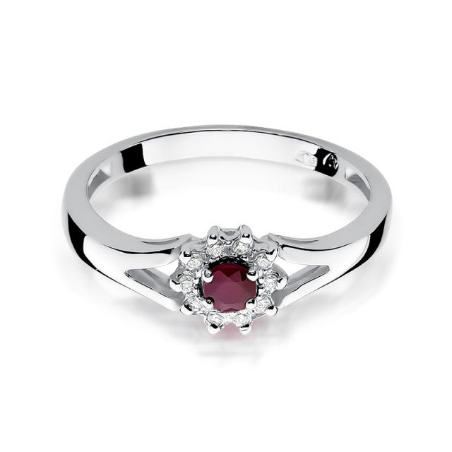 Inel Aur 14k cu Rubin 0.15 ct