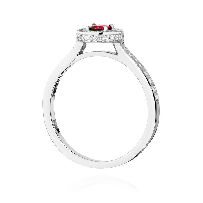 Inel Aur 14k cu Rubin 0.35 ct