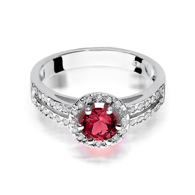 Inel Aur 14k cu Rubin 0.50 ct