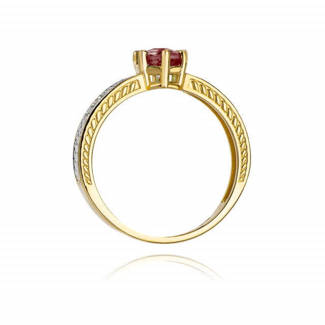 Inel Aur 14k cu Rubin 0.50 ct