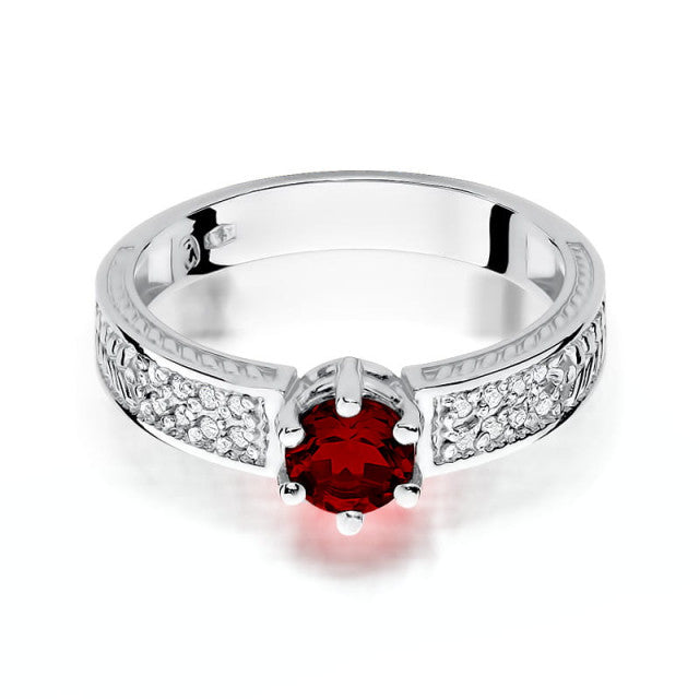 Inel Aur 14k cu Rubin 0.50 ct