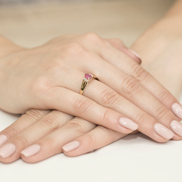 Inel Aur 14K cu Rubin 0.60 ct