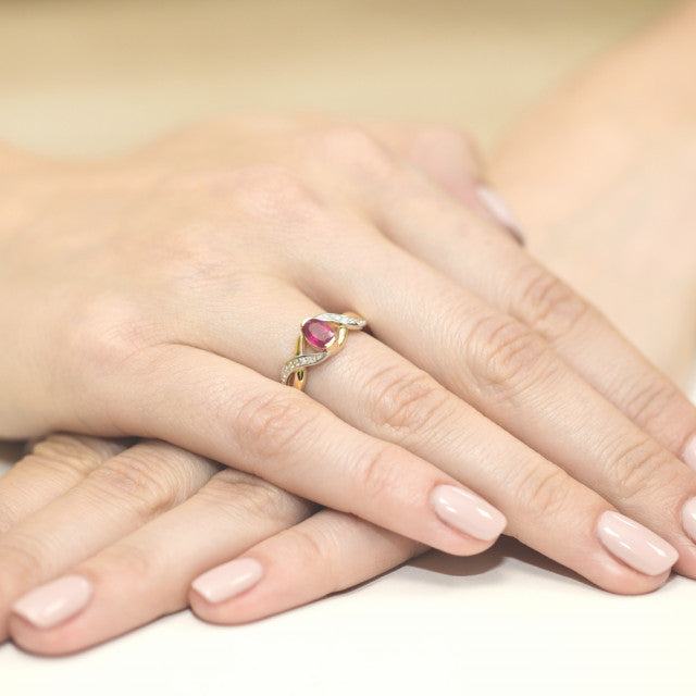 Inel Aur 14K cu Rubin 0.60 ct