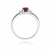 Inel Aur 14K cu Rubin 0.60 ct si Diamante Naturale 0.08 ct