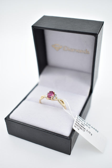 Inel Aur 14k cu Rubin 0.60 ct