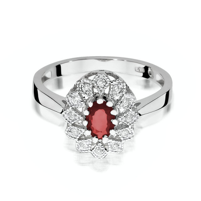 Inel Aur 14k cu Rubin 0.60 ct