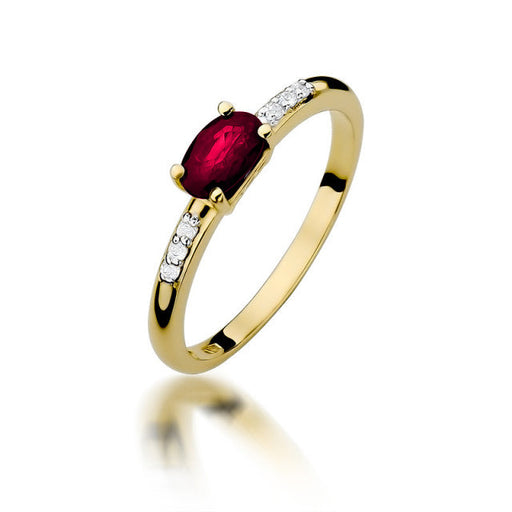 Inel Aur 14k cu Rubin 0.60 ct