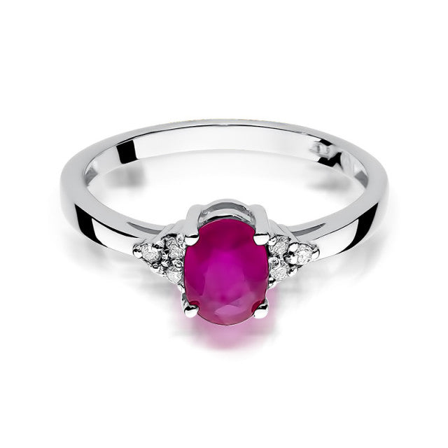 Inel Aur 14k cu Rubin 1.0 ct