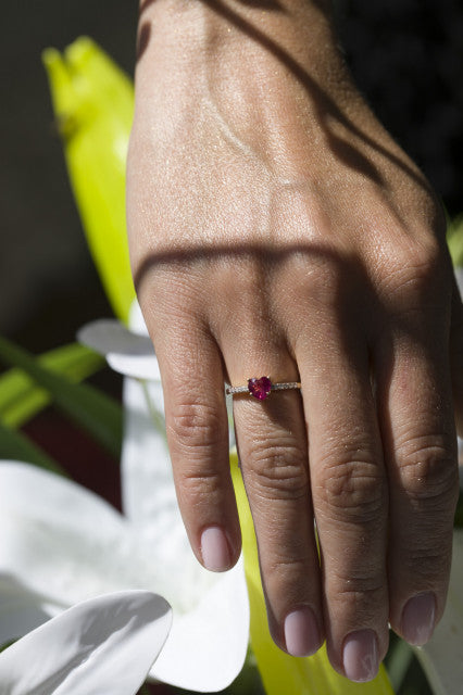 Inel Aur 14k cu Rubin 1.10 ct