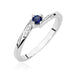 Inel Aur 14K cu Safir 0.15 ct si Diamante Naturale 0.04 ct