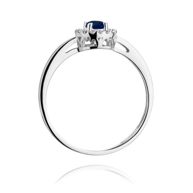 Inel Aur 14K cu Safir 0.15 ct