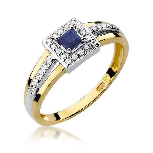 Inel Aur 14K cu Safir 0.20 ct