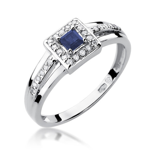 Inel Aur 14K cu Safir 0.20 ct