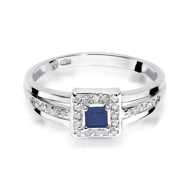 Inel Aur 14K cu Safir 0.20 ct