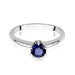 Inel Aur 14K cu Safir 0.50 ct si Diamante Naturale 0.04 ct