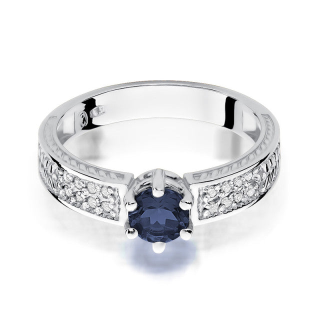 Inel Aur 14k cu Safir 0.50 ct