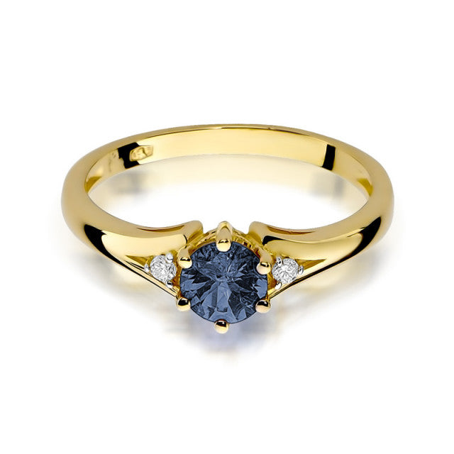 Inel Aur 14k cu Safir 0.50 ct