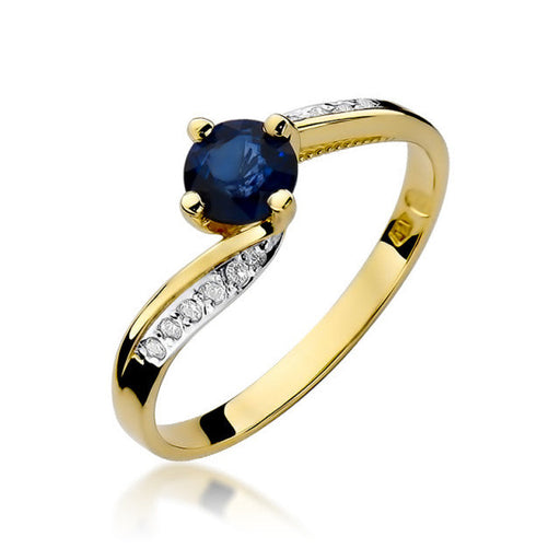 Inel Aur 14k cu Safir 0.50 ct