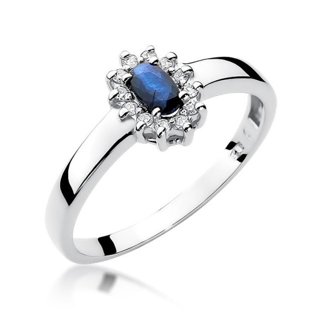 Inel Aur 14K cu Safir 0.30 ct