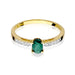 Inel Aur 14K cu Smarald 0.40 ct