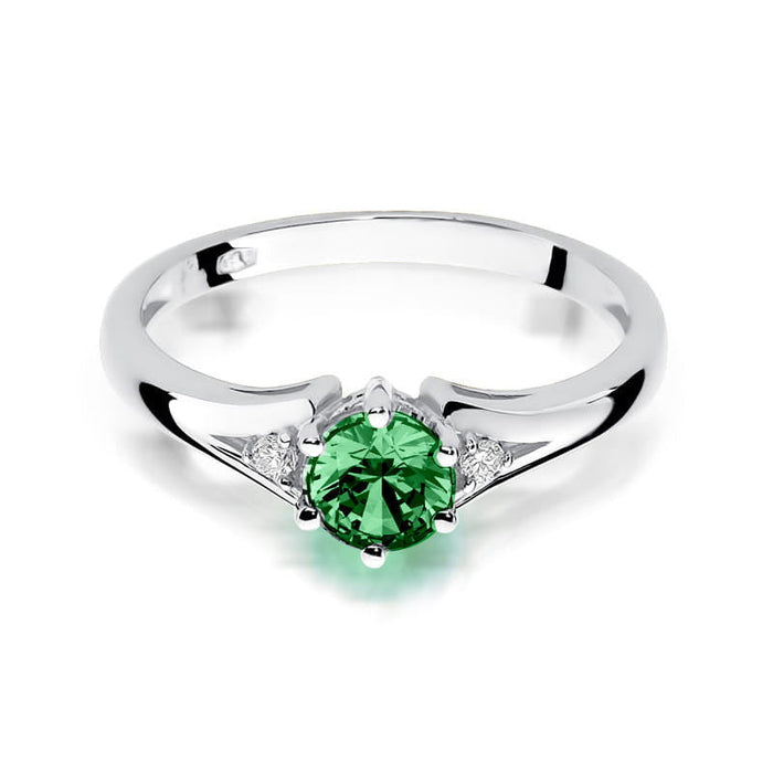 Inel Aur 14K cu Smarald 0.50 ct