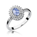 Inel Aur 14K cu Tanzanit 0.40 ct