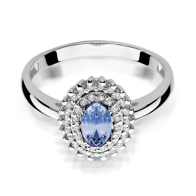 Inel Aur 14K cu Tanzanit 0.40 ct