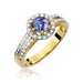 Inel Aur 14K cu Tanzanit 0.50 ct