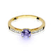 Inel Aur 14K cu Tanzanit 0.50 ct