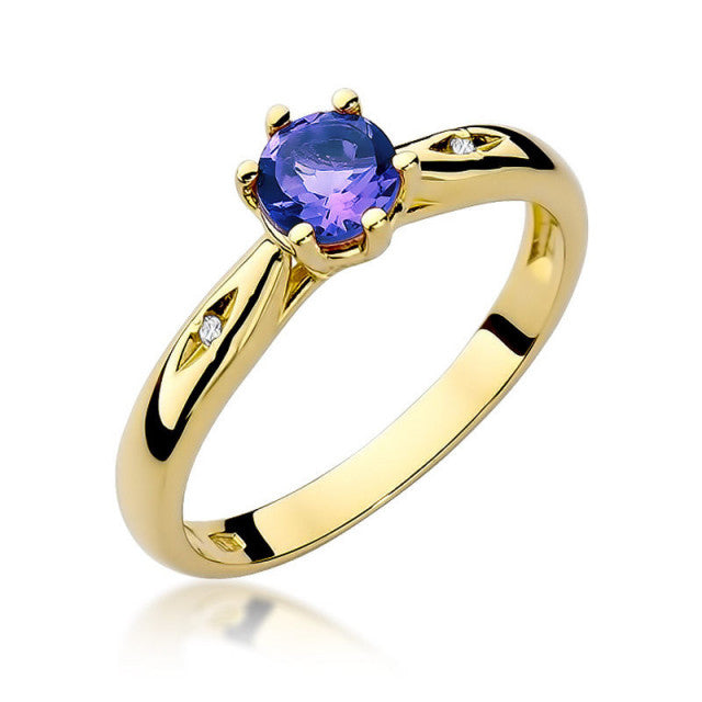 Inel Aur 14K cu Tanzanit 0.50 ct