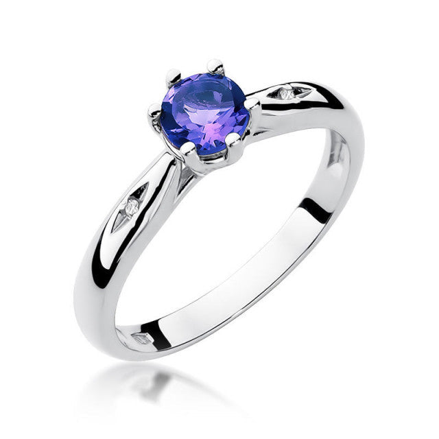 Inel Aur 14K cu Tanzanit 0.50 ct