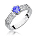 Inel Aur 14K cu Tanzanit 0.50 ct