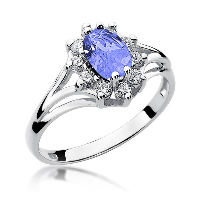 Inel Aur 14K cu Tanzanit 0.70 ct