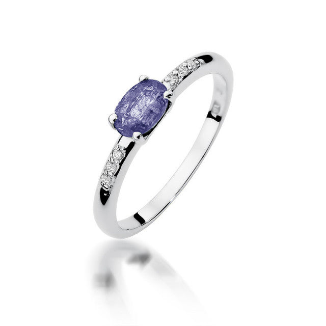 Inel Aur 14K cu Tanzanite 0.40 ct