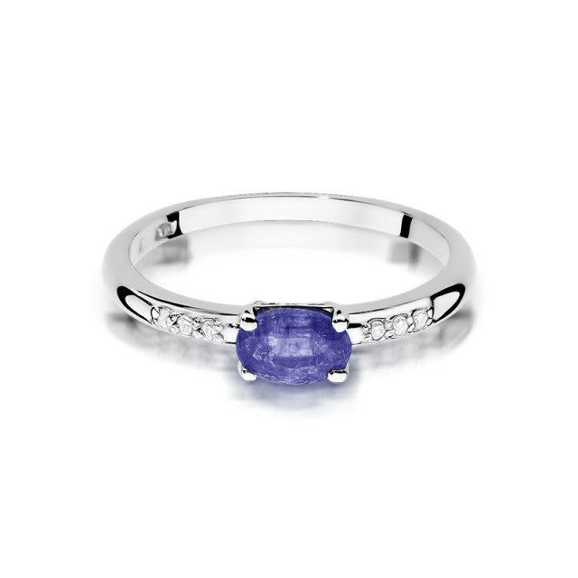 Inel Aur 14K cu Tanzanite 0.40 ct