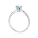 Inel Aur 14K cu Topaz 0.50 ct si Diamante Naturale 0.04 ct